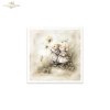Myszki, sielanka, akwarela, retro, las, natura*Mice, idyll, watercolour, retro, forest, nature*Mäuse, Idylle, Aquarell, Retro, Wald, Natur*Ratones, idilio, acuarela, retro, bosque, naturaleza